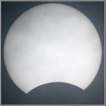 Phasen einer partiellen Sonnenfinsternis