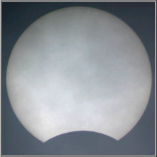 Phasen einer partiellen Sonnenfinsternis