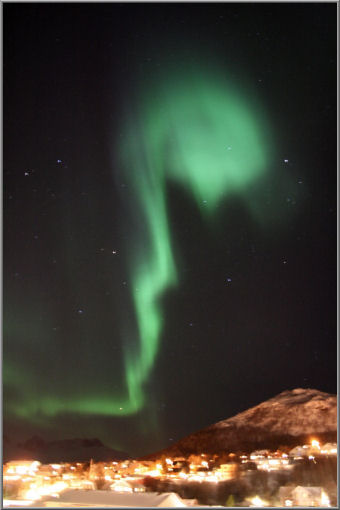 Polarlicht über Skjervøy