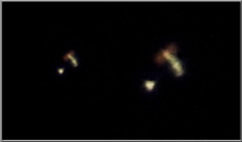SpaceShuttle dockt an ISS an