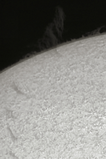 Protuberanz = Filament