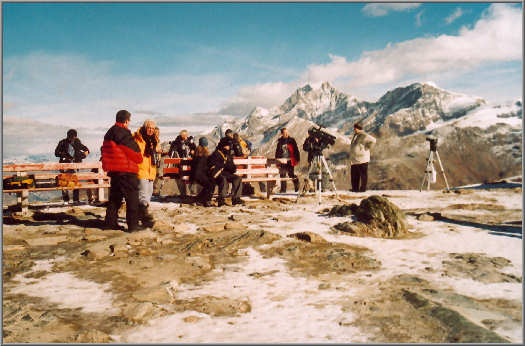Beobachtungsplateau oberhalb des Gornergrates