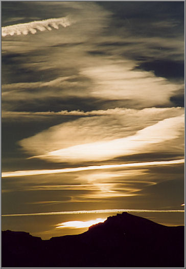 Abendwolken am Gornergrat