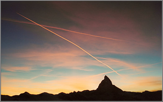 Abendrot überm Matterhorn