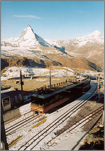 Bergstation der Gornergratbahn
