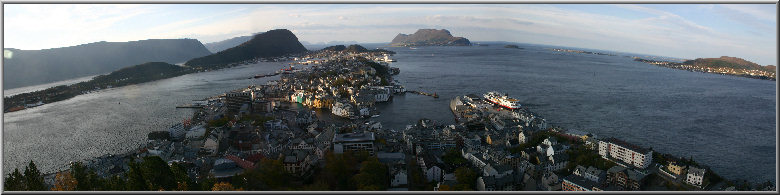 Panorama von Ålesund