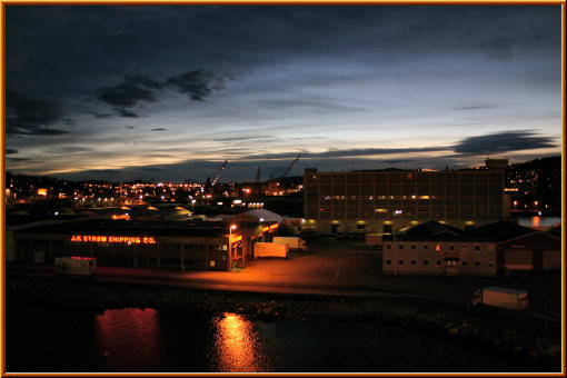 Trondheim in der Morgendämmerung