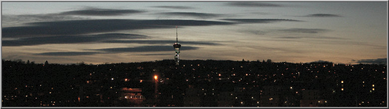 Trondheim in der Morgendämmerung