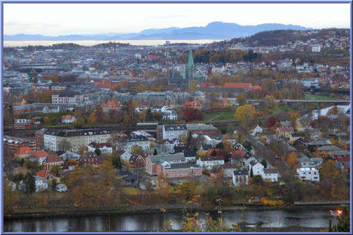 Blick auf Trondheim