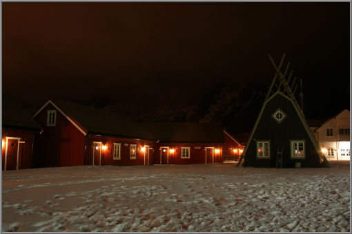 Svolvær am Abend