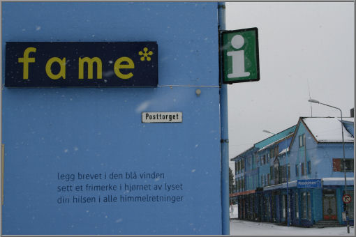 Sortland, die blaue Stadt