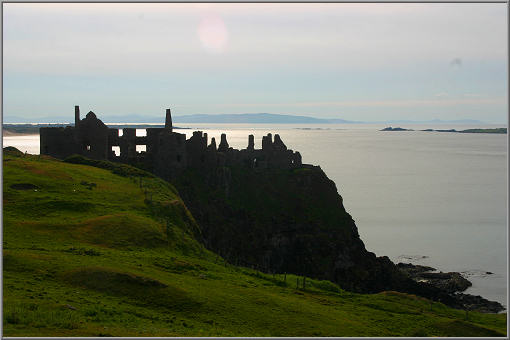 Ruine des Castle Dunseverick, Antrim, Nordirland