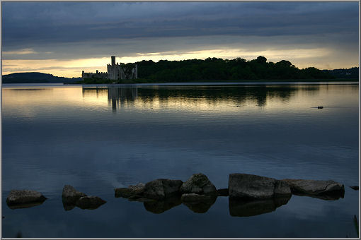 Abendstimmung über dem Lough Key