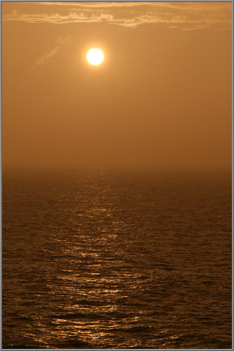 Sonnenuntergang über der Nordsee