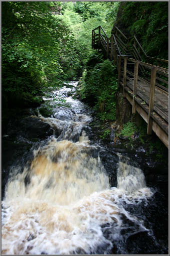 Wasserfall im Tal von Glenariff