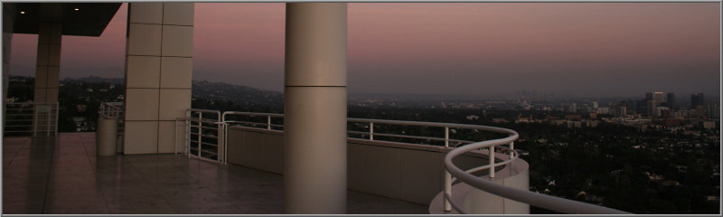 Getty Center nach Sonnenuntergang