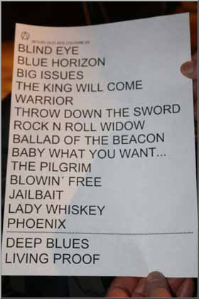 Setlist