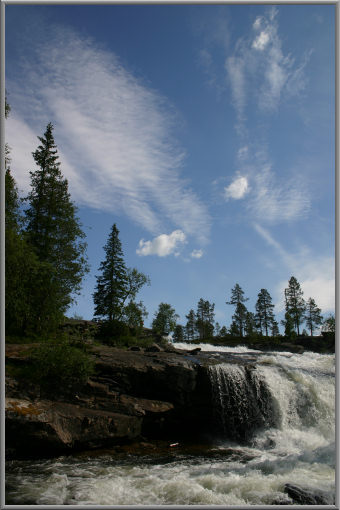 Wasserfall an der E6