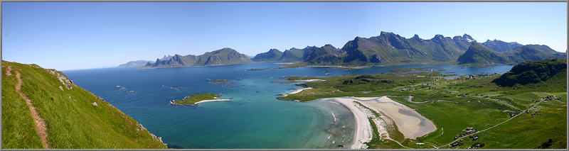 Blick vom Plateau unterhalb des Mulstotinden