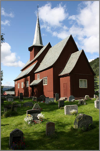 Stabkirche in Hegge