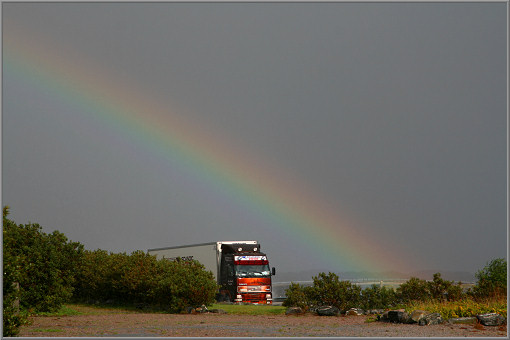 Unter dem Regenbogen hindurch