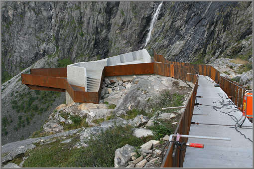 Bauarbeiten am Trollstigen