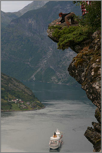 Am Flydalsjuvet oberhalb Geiranger