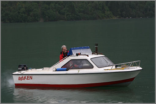 Barbara mit ihrem »Dienstwagen«