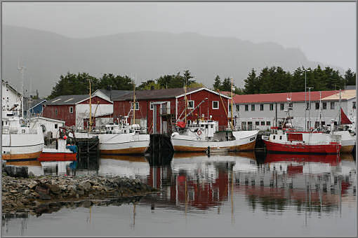 Hafen von Fredvang