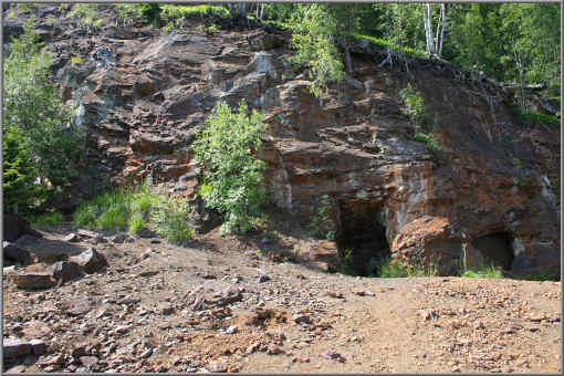 Alte Smaragdmine bei Minnesund