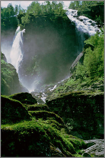 Der Kjosfossen im Myrdal