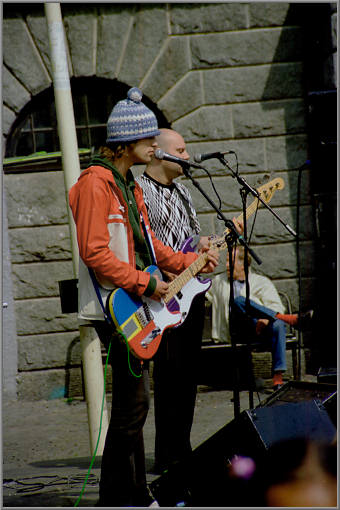Straßenmusikanten in Stavanger
