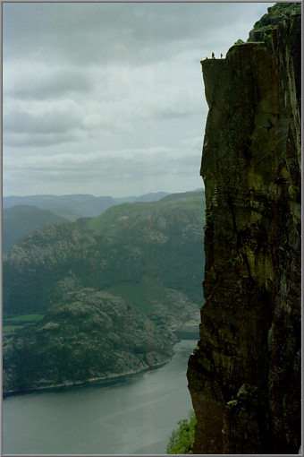 Blick auf den Preikestolen