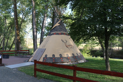 Tipi im Holliday State Park