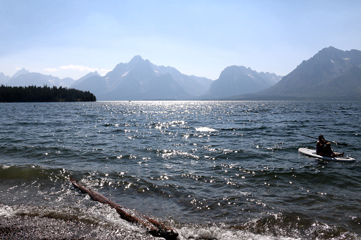 Am Ufer des Jenny Lake