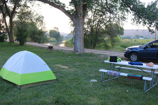 Unser Nachtquartier am Snake River